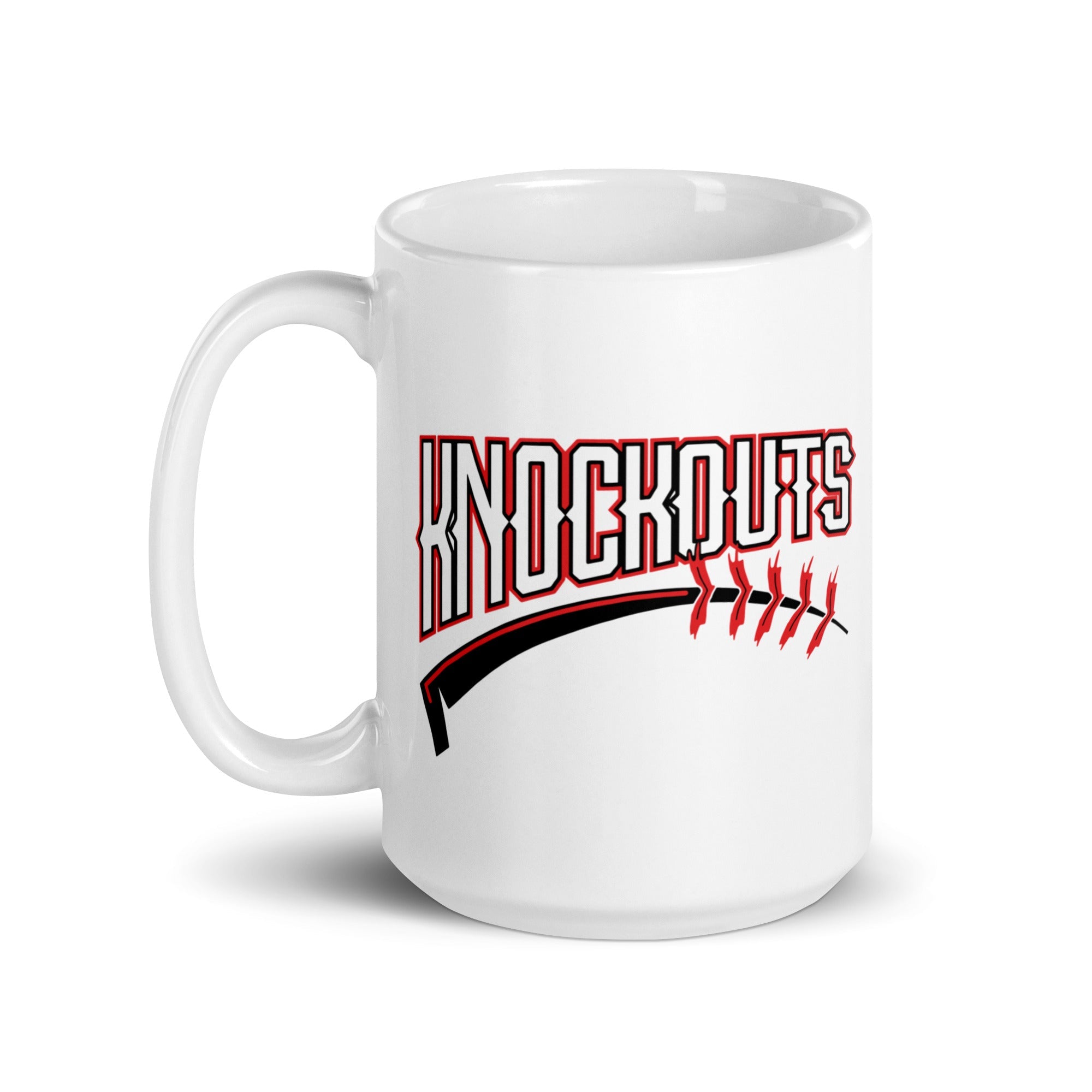 Knockouts White glossy mug
