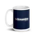Taza blanca brillante Streamline Genetics
