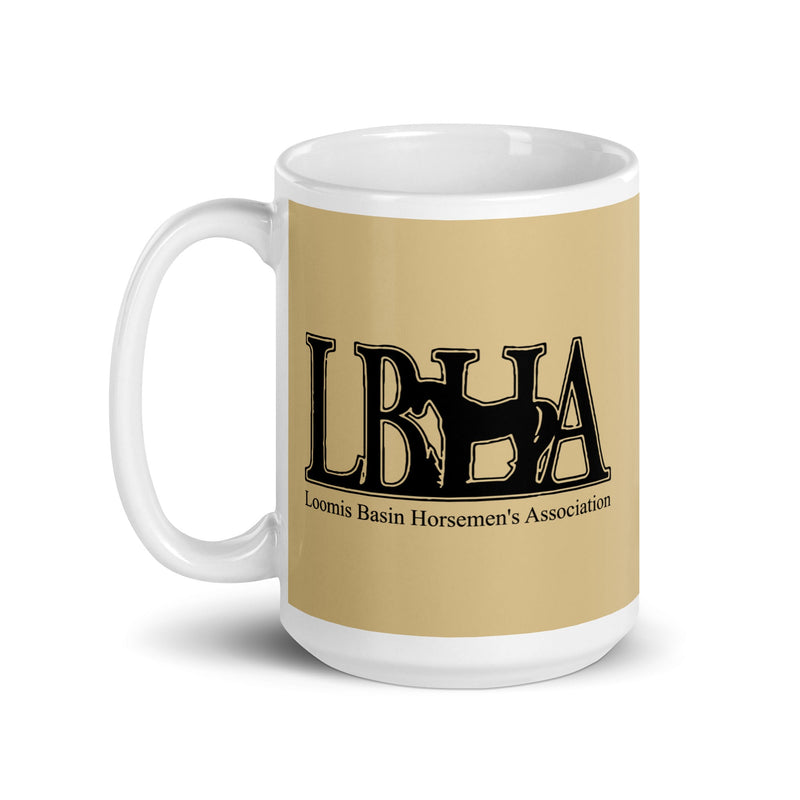 LBHA White glossy mug