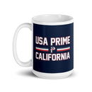 Taza blanca brillante UPC