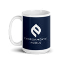 Taza blanca brillante de Environmental Pools