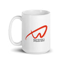 Taza blanca brillante WF1