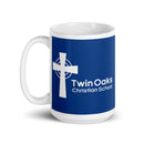 TOCS White glossy mug