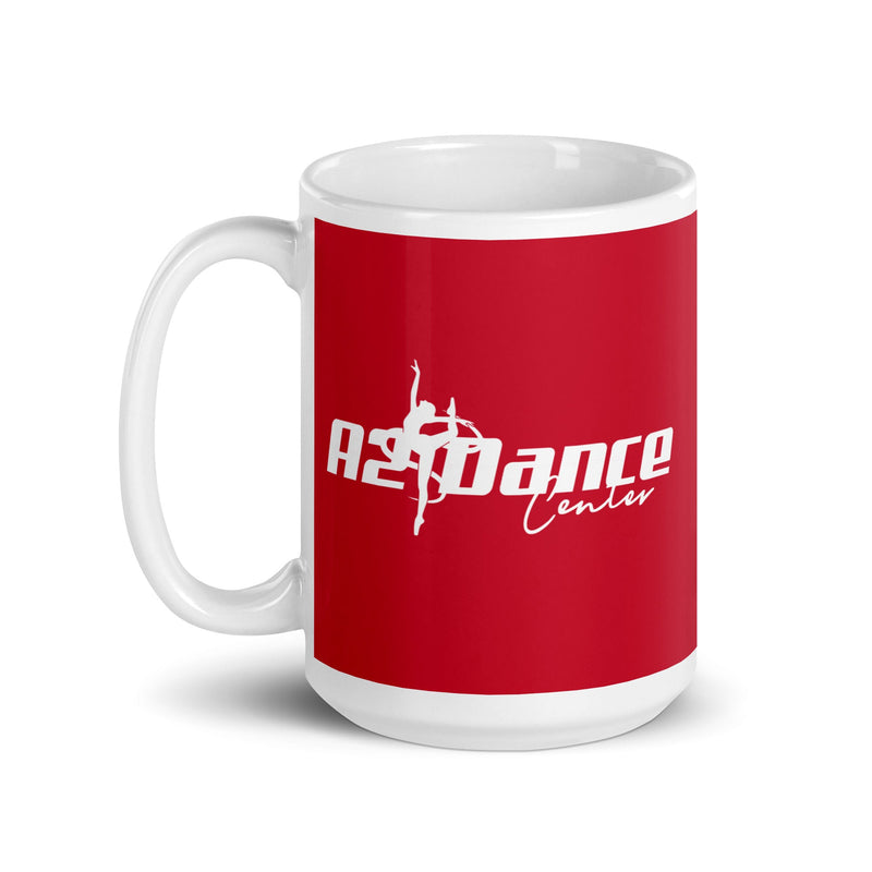 A2DC White glossy mug