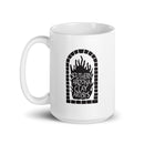 SACA White glossy mug