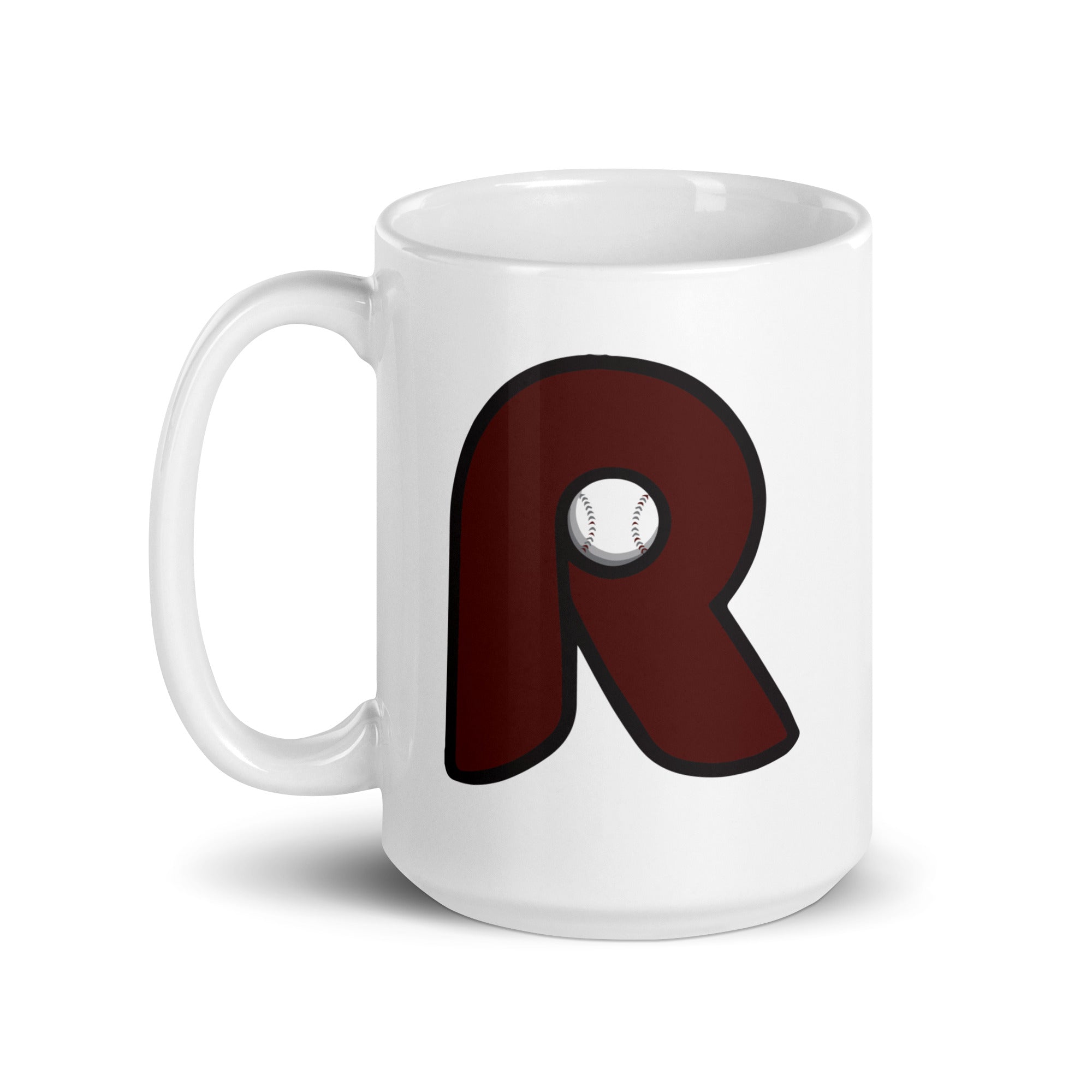 RBAS White glossy mug