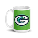 ECGWAA Taza blanca brillante