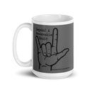 Taza blanca brillante FZA