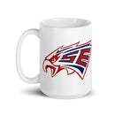 SEB White glossy mug