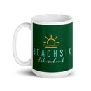 BRB White glossy mug