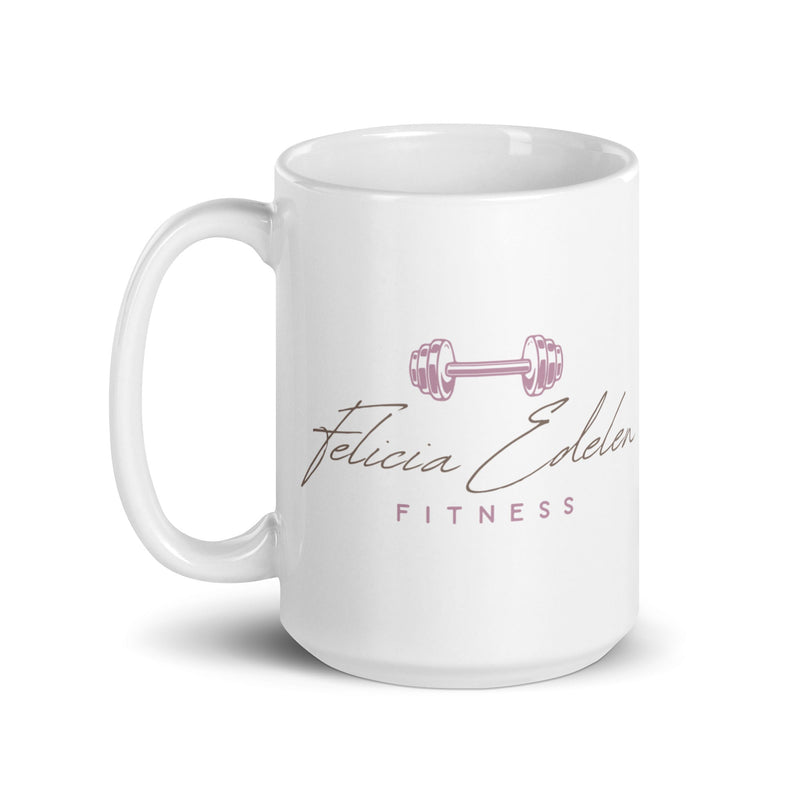 FFF White glossy mug