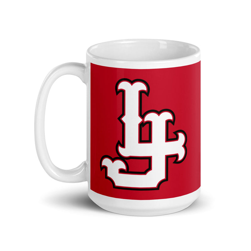 LJC White glossy mug