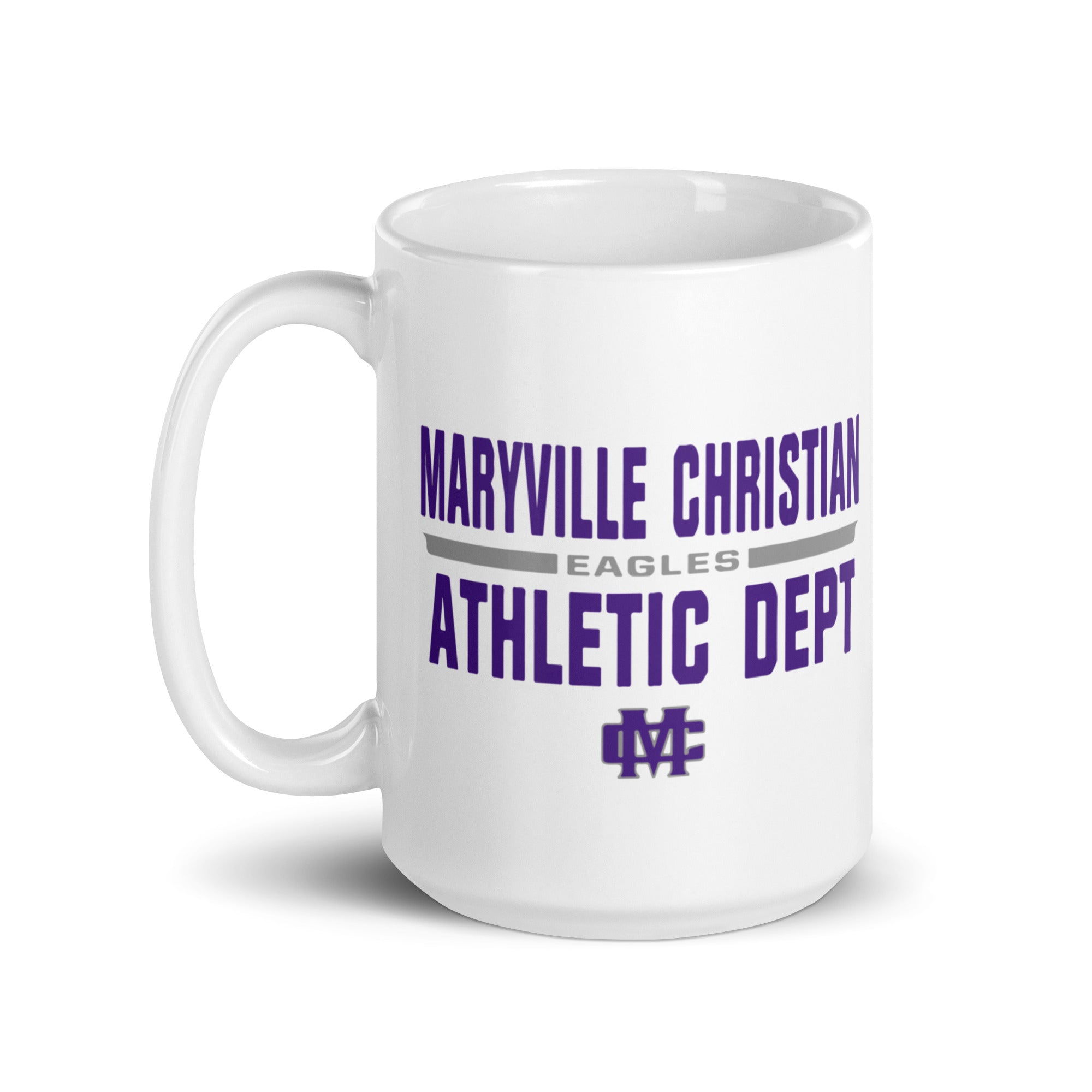 MSC White glossy mug (Athletics Dept.)