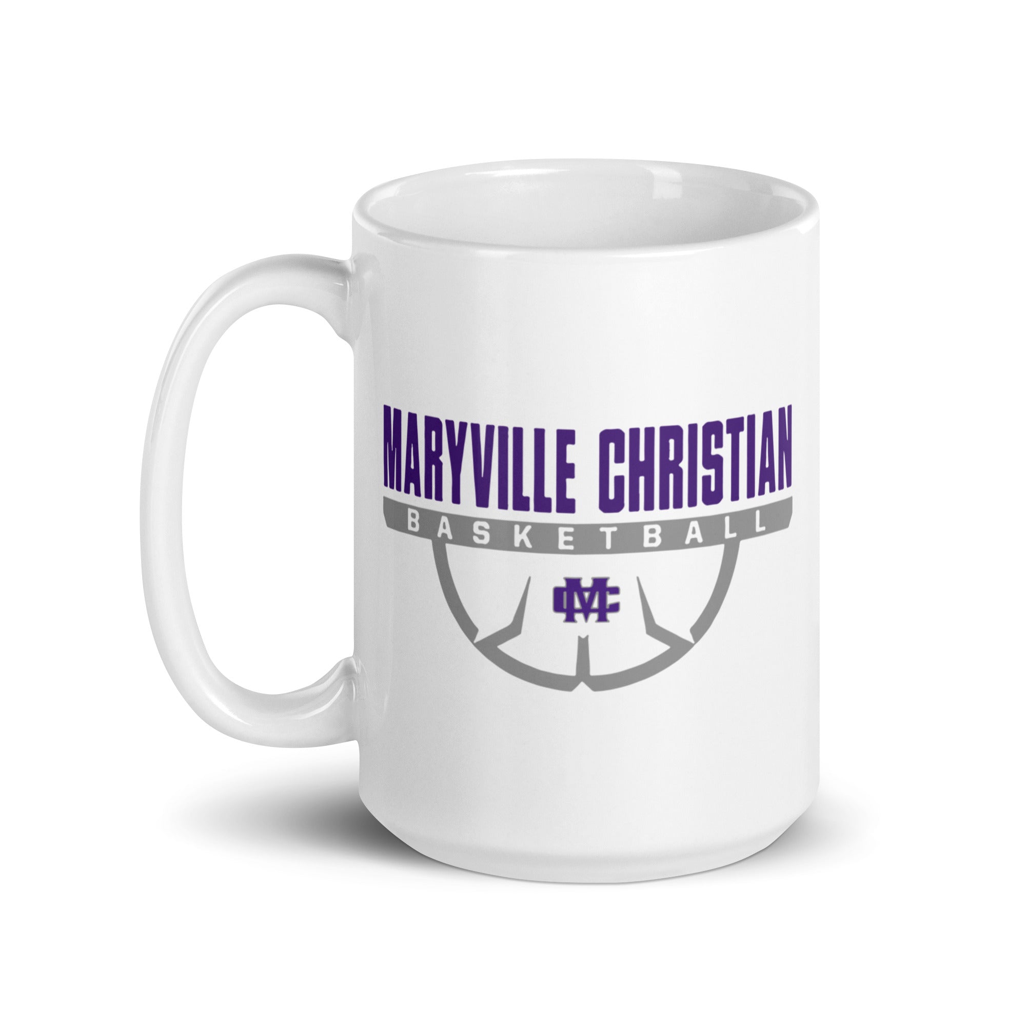 MSC White glossy mug (Boys Basketball)