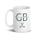 Taza blanca brillante GB