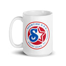 Taza blanca brillante Showtime USA