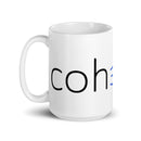 Cohesion White glossy mug
