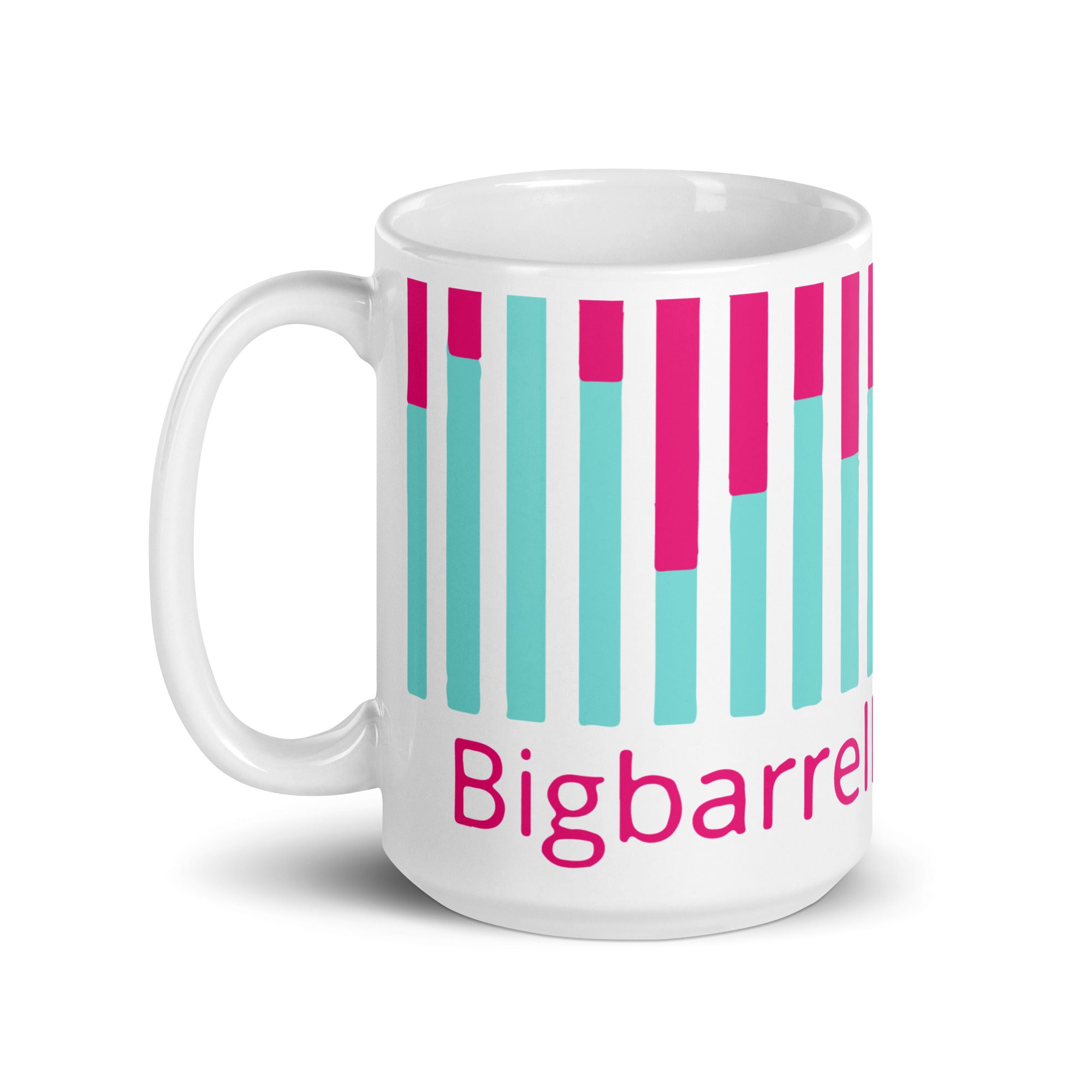 BBR White glossy mug