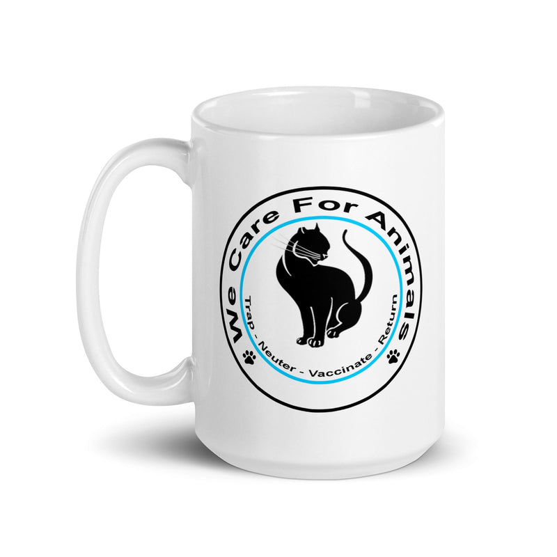 WCA  White glossy mug