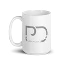Taza blanca brillante PDS