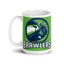 BUFFALO BRAWLERS White glossy mug