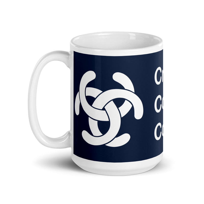 CCC White glossy mug