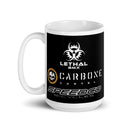 Lethal BMX/Carbone White glossy mug