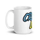 Taza CLB blanca brillante