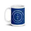 PUCC White glossy mug