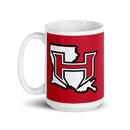 Taza blanca brillante HLB