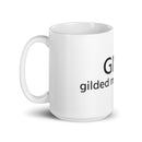 GMG White glossy mug