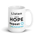 Way Truth Life Radio White glossy mug