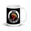 Taza blanca brillante ABJ