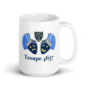 Taza blanca brillante Troupe 4637