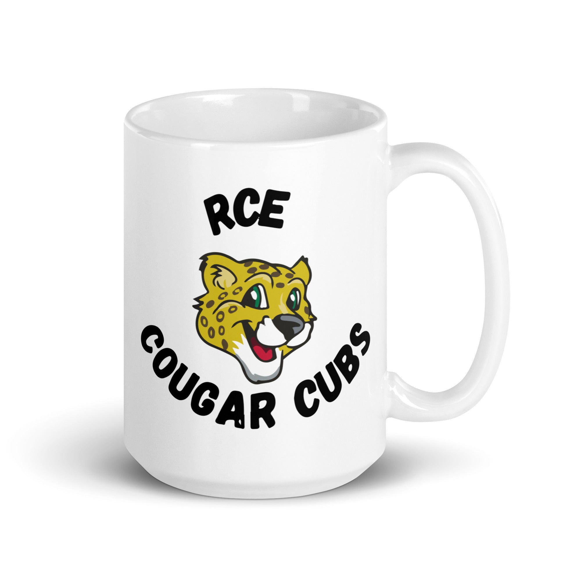RCES White glossy mug