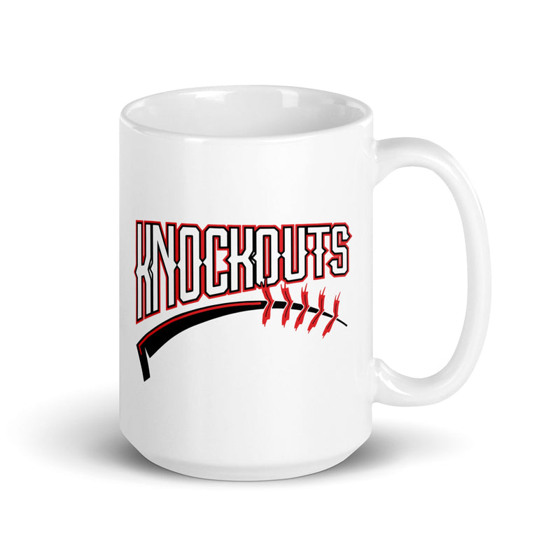 Knockouts White glossy mug