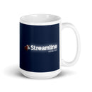 Taza blanca brillante Streamline Genetics