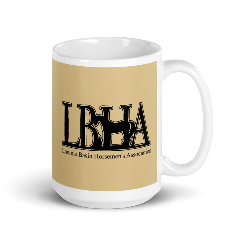 LBHA White glossy mug