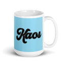 CIK White glossy mug