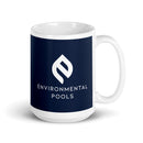 Taza blanca brillante de Environmental Pools