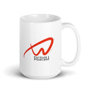 Taza blanca brillante WF1