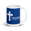 TOCS White glossy mug