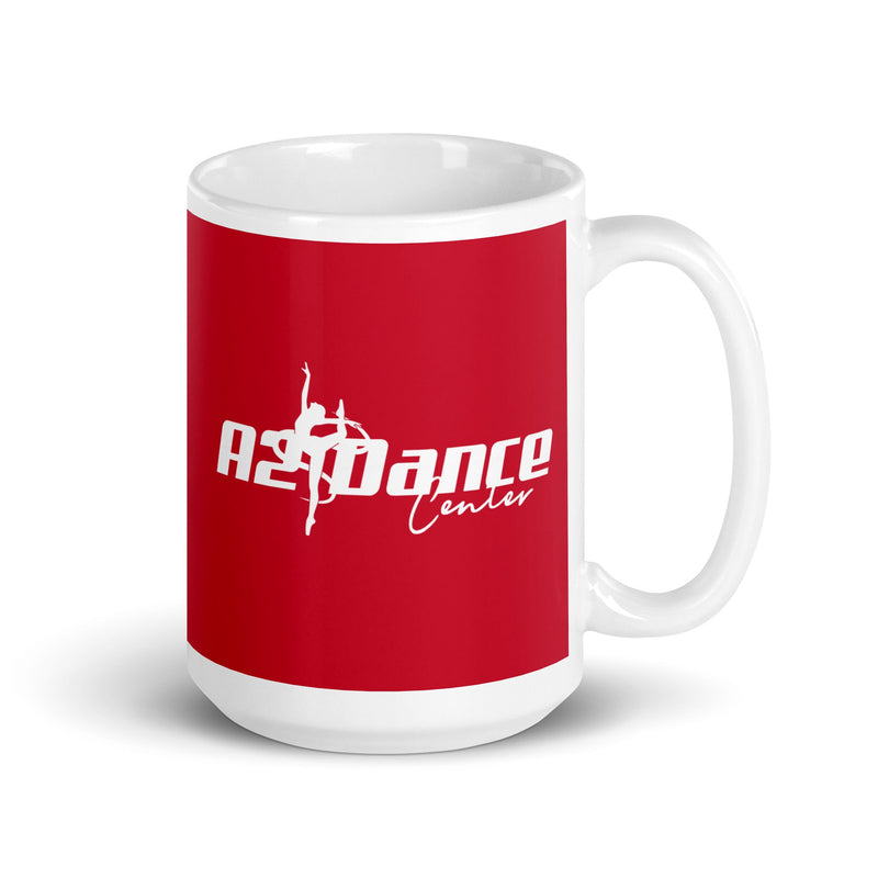 A2DC White glossy mug