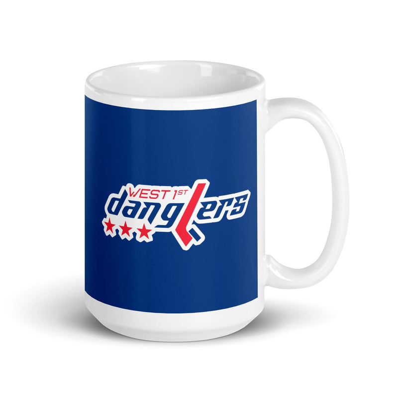 West 1st White glossy mug