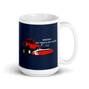 WOROS White glossy mug