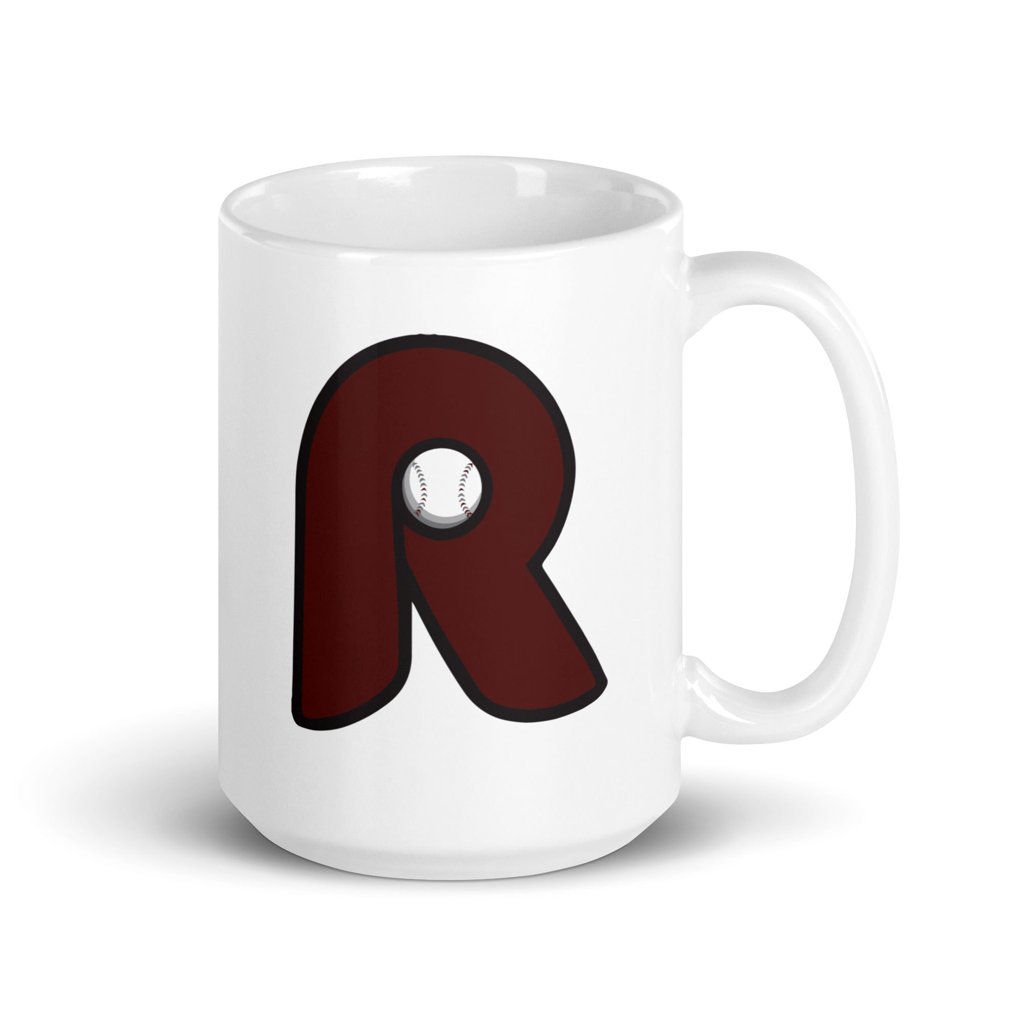 RBAS White glossy mug