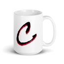 CV White glossy mug