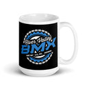 River Valley BMX White glossy mug
