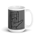 Taza blanca brillante FZA