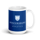 Mercersburg Athletics White glossy mug
